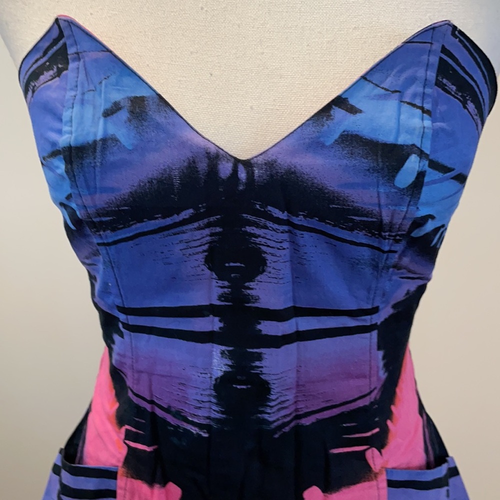 Women’s Motel Rocks Tiedye MIDI Dress small - Picture 2 of 7